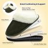 imageBesroad Kids Slippers Girls Boys Fuzzy House Slippers Warm Memory Foam House Shoes Soft Plush Bedroom Slippers Slides Indoor OutdoorGreen