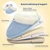imageBesroad Kids Slippers Girls Boys Fuzzy House Slippers Warm Memory Foam House Shoes Soft Plush Bedroom Slippers Slides Indoor OutdoorLight Blue