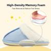 imageBesroad Kids Slippers Girls Boys Fuzzy House Slippers Warm Memory Foam House Shoes Soft Plush Bedroom Slippers Slides Indoor OutdoorLight Blue