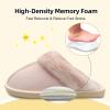 imageBesroad Kids Slippers Girls Boys Fuzzy House Slippers Warm Memory Foam House Shoes Soft Plush Bedroom Slippers Slides Indoor OutdoorLight Pink