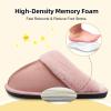 imageBesroad Kids Slippers Girls Boys Fuzzy House Slippers Warm Memory Foam House Shoes Soft Plush Bedroom Slippers Slides Indoor OutdoorPink
