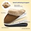 imageBesroad Kids Slippers Girls Boys Fuzzy House Slippers Warm Memory Foam House Shoes Soft Plush Bedroom Slippers Slides Indoor OutdoorTan