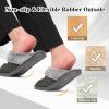 imageBesroad Mens Slippers Memory Foam House Slippers Warm Fuzzy Bedroom Slide House Shoes Indoor Outdoor ScuffDark Grey