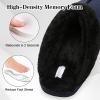 imageBesroad Mens Slippers Memory Foam House Slippers Warm Fuzzy Bedroom Slide House Shoes Indoor Outdoor ScuffNavy