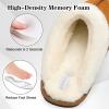 imageBesroad Mens Slippers Memory Foam House Slippers Warm Fuzzy Bedroom Slide House Shoes Indoor Outdoor ScuffTan