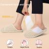 imageBesroad Womens Slippers Wide Diabetic Shoes Adjustable House Slippers Memory Foam Bedroom Shoes Arthritis Edema Indoor OutdoorBeige