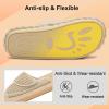imageBesroad Womens Slippers Wide Diabetic Shoes Adjustable House Slippers Memory Foam Bedroom Shoes Arthritis Edema Indoor OutdoorBeige