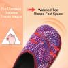 imageBesroad Womens Slippers Wide Diabetic Shoes Adjustable House Slippers Memory Foam Bedroom Shoes Arthritis Edema Indoor OutdoorPurplering