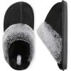 imageBesroad Kids Slippers Girls Boys Fuzzy House Slippers Warm Memory Foam House Shoes Soft Plush Bedroom Slippers Slides Indoor OutdoorBlack