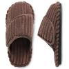 imageBesroad Womens Slippers Wide Diabetic Shoes Adjustable House Slippers Memory Foam Bedroom Shoes Arthritis Edema Indoor OutdoorBrown
