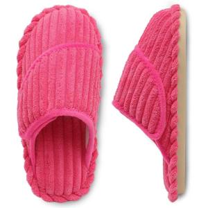imageBesroad Womens Slippers Wide Diabetic Shoes Adjustable House Slippers Memory Foam Bedroom Shoes Arthritis Edema Indoor OutdoorRose Pink