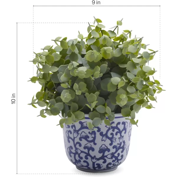 Elements Mikasa Artificial Orchid in Pot, Real Touch Phalaenopsis Orchid, Faux Floral Décor for Wedding, Home, Office, Party, Hotel, Salon, 16-Inch, White