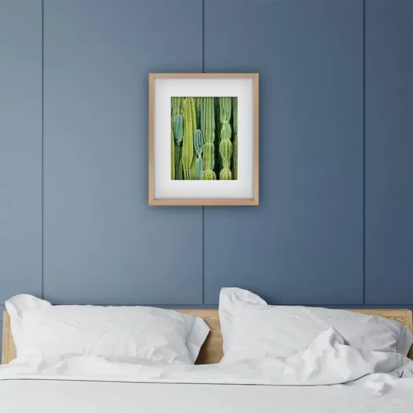 Mikasa 16x16 in. Gallery Frame 15x15 in. Photo without Mat, 5x7 in. Photo with Mat, 2 mm Beveled Mat, Vertical or Horizontal Display, Gray