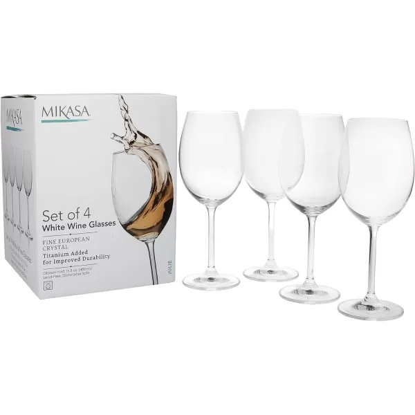 Mikasa, 19.75 oz, Clear Julie Stemless Wine Glass, 19.75-Ounce, Set Of 4, 4 Count 