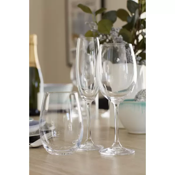 Mikasa, 19.75 oz, Clear Julie Stemless Wine Glass, 19.75-Ounce, Set Of 4, 4 Count 
