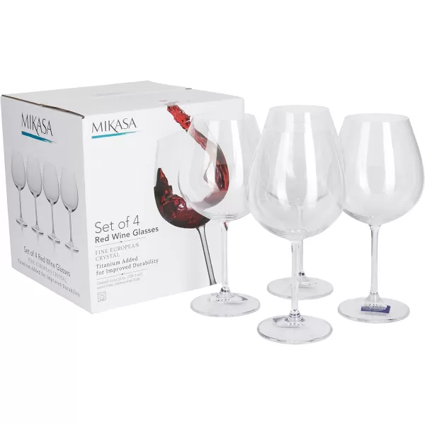 Mikasa, 19.75 oz, Clear Julie Stemless Wine Glass, 19.75-Ounce, Set Of 4, 4 Count 