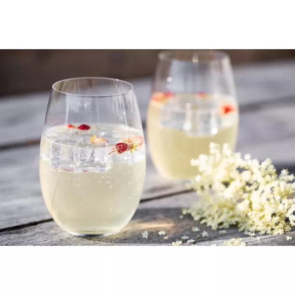 Mikasa, 19.75 oz, Clear Julie Stemless Wine Glass, 19.75-Ounce, Set Of 4, 4 Count 