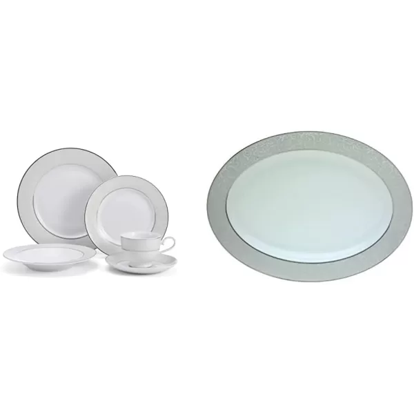 Mikasa 20-Piece Dinnerware Set, Parchment