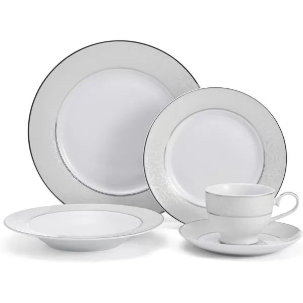Mikasa 20-Piece Dinnerware Set, Parchment