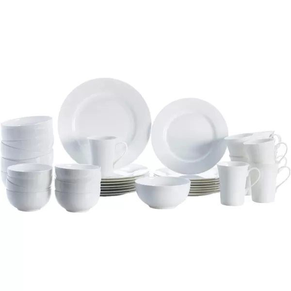 Mikasa 5225580 40 Piece Delray Bone China Dinnerware Set