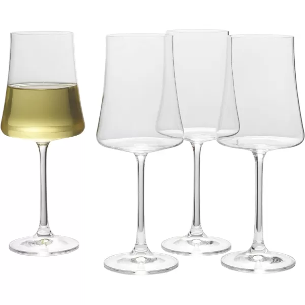 Mikasa Aline Set of 4 Highball Tumbler Cups, 17-Ounce, Clear