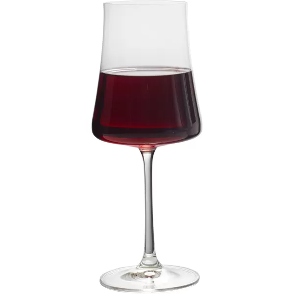 Mikasa Aline Set of 4 Red Wine Glasses, 4 Count , Clear
