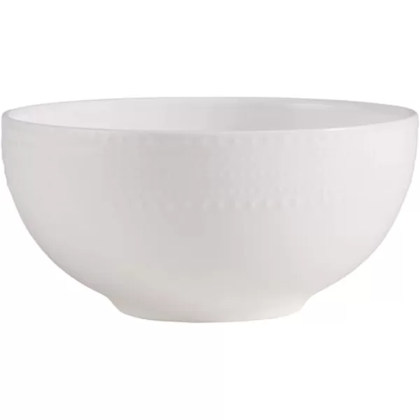 Mikasa Annabele Chip Resistant 40-Piece Dinnerware Set, Service For 8,White