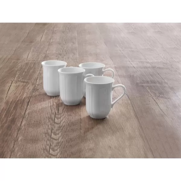 Mikasa Antique White Fruit Bowls, Set of 4