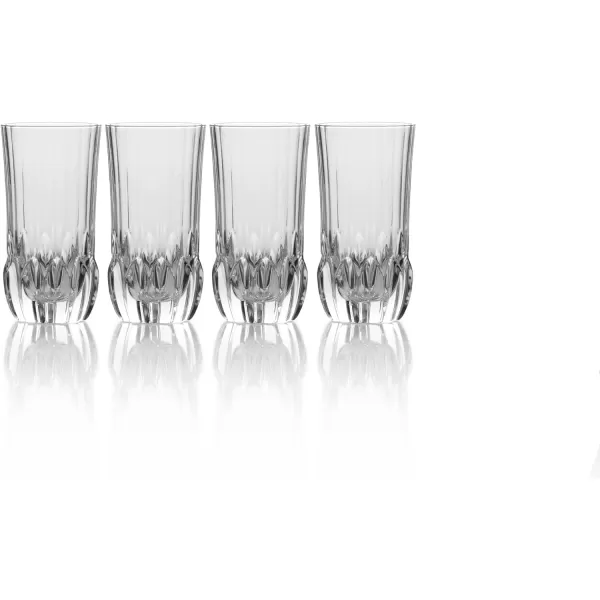 Mikasa Ballard Braid Double Old Fashioned Glass, 9.3-Ounce, Set of 4