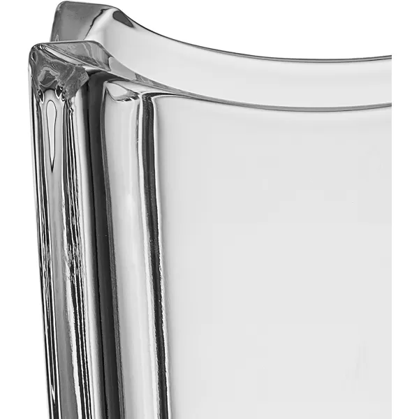 Mikasa Baron Crystal Square Bowl, Clear
