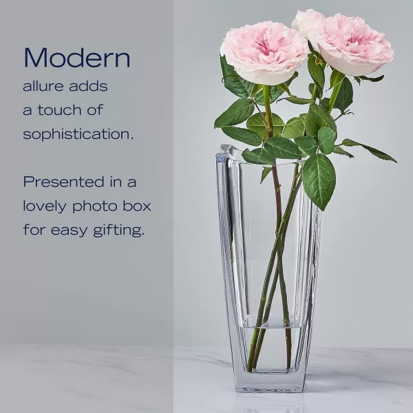 Mikasa Baron Crystal Square Bowl, Clear
