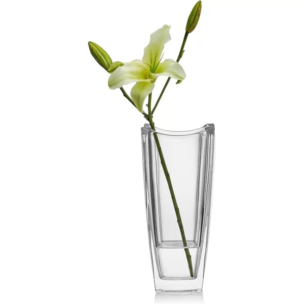 Mikasa Baron Crystal Square Bowl, Clear