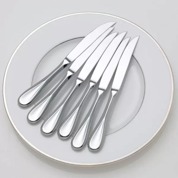 Mikasa Bravo Stainless Steel Steak Knife, Set of 6