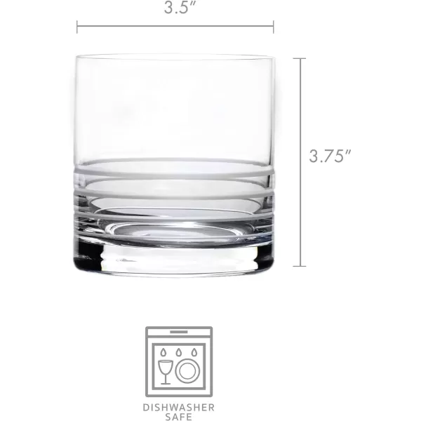 Mikasa Cal Highball Glass Set, 4 Count , Clear