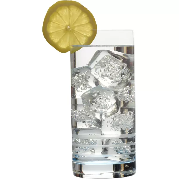 Mikasa Cal Ombre Highball Tumbler Cups, Set of 4, 17-Ounce, Blue