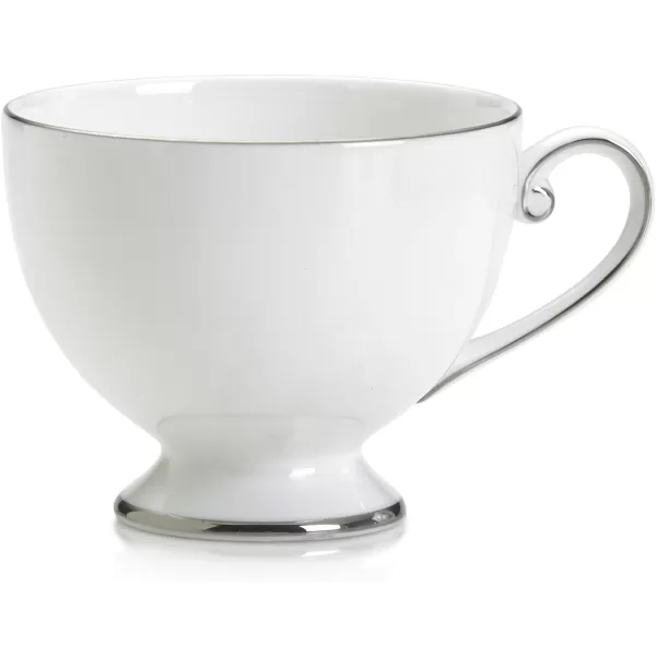Mikasa Cameo Platinum 40-Piece Dinnerware Set, Dinner,Salad,Cereal, Fruit, Service for 8,White