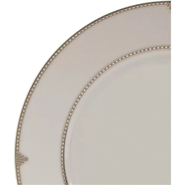 Mikasa Cameo Platinum 40-Piece Dinnerware Set, Dinner,Salad,Cereal, Fruit, Service for 8,White