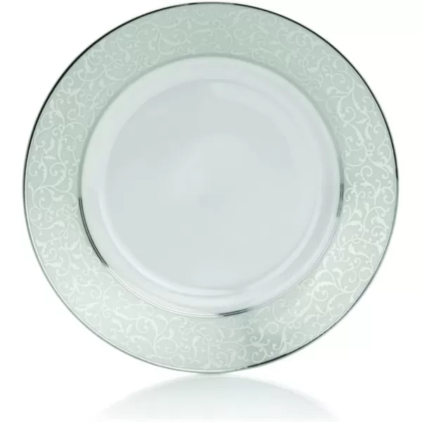 Mikasa Cameo Platinum 40-Piece Dinnerware Set, Dinner,Salad,Cereal, Fruit, Service for 8,White