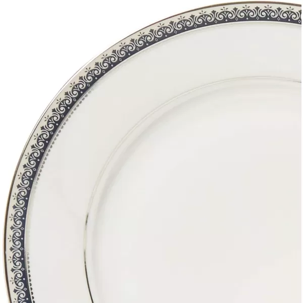 Mikasa Cameo Platinum 40-Piece Dinnerware Set, Dinner,Salad,Cereal, Fruit, Service for 8,White