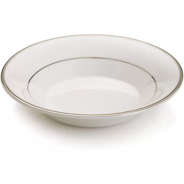 Mikasa Cameo Platinum 40-Piece Dinnerware Set, Dinner,Salad,Cereal, Fruit, Service for 8,White