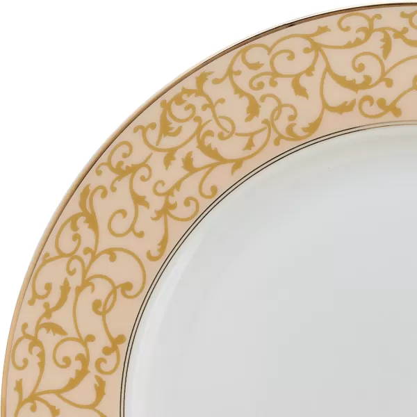 Mikasa Cameo Platinum 40-Piece Dinnerware Set, Dinner,Salad,Cereal, Fruit, Service for 8,White