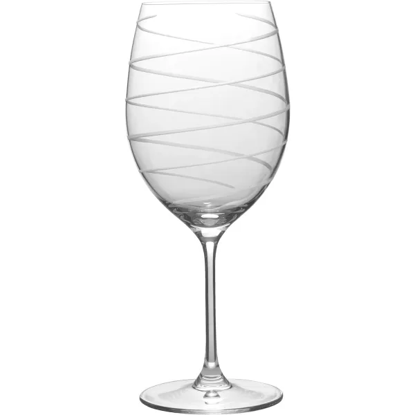 Mikasa Cheers Balloon Goblet Wine Glass, 24.5-Ounce, Set of 4, Transparent