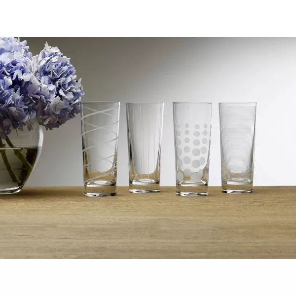Mikasa Cheers Balloon Goblet Wine Glass, 24.5-Ounce, Set of 4, Transparent