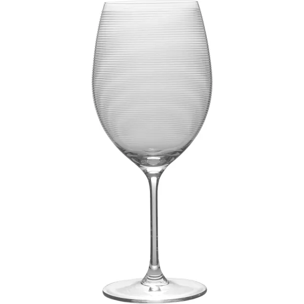 Mikasa Cheers Balloon Goblet Wine Glass, 24.5-Ounce, Set of 4, Transparent