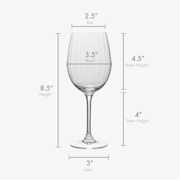 Mikasa Cheers Balloon Goblet Wine Glass, 24.5-Ounce, Set of 4, Transparent