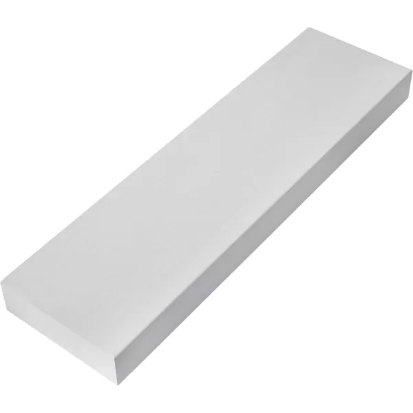 Mikasa Chunky Shelf for Bedroom, Living Room, Bathroom, Kitchen, Nursery with Pole Mount, 24-Inch, White