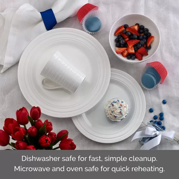 Mikasa Ciara 16-Piece Dinnerware Set, Ciara, Service for 4, 2.3
