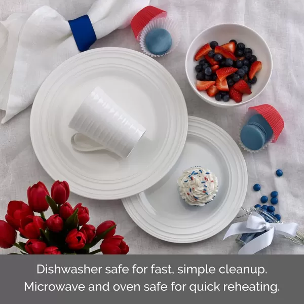Mikasa Ciara 16-Piece Dinnerware Set, Ciara, Service for 4, 2.3