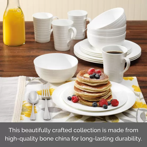 Mikasa Ciara 16-Piece Dinnerware Set, Ciara, Service for 4, 2.3