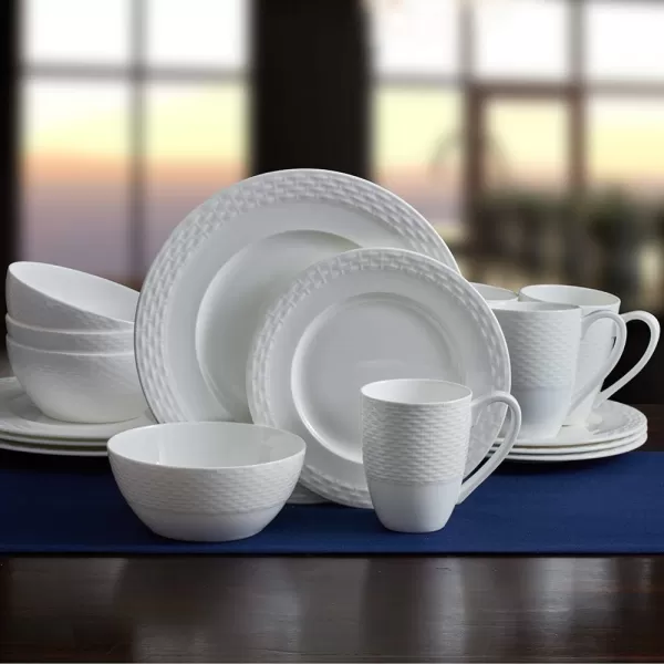 Mikasa Ciara 16-Piece Dinnerware Set, Ciara, Service for 4, 2.3